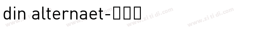 din alternaet字体转换